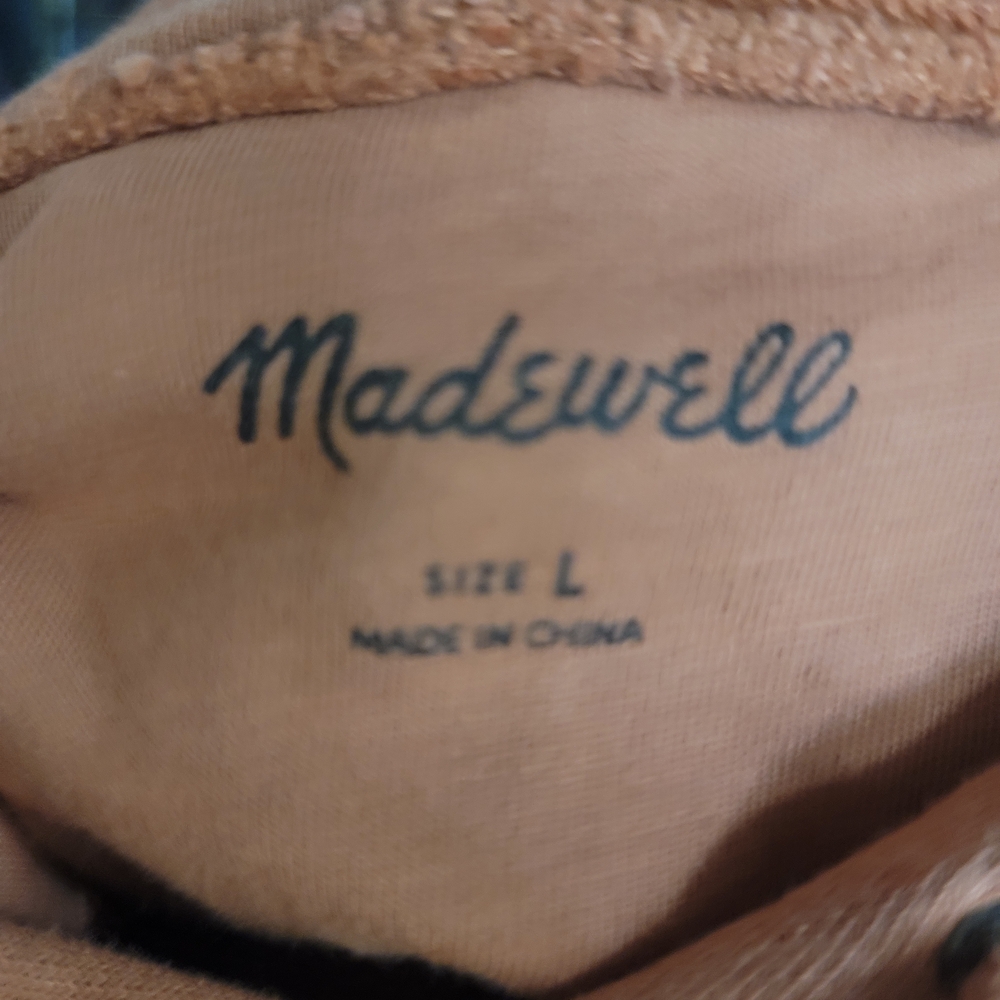 Madewell Men's Terracotta Hoodie - Picture 2 of 9